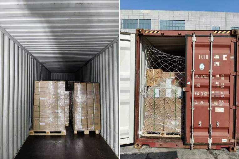 تم تصدير معدات طبية مقاس 40 بوصة FCL إلى موزمبيق